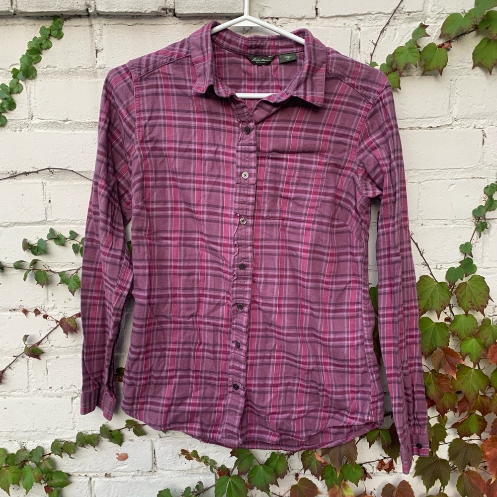 Eddie Bauer Flannel Button-Up